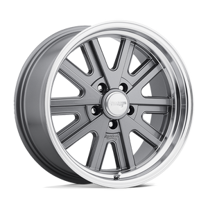 American Racing VN527 427 MONO CAST Mag Gray Machined 17x9 00 5x120.65mm 76.5mm - WheelWiz