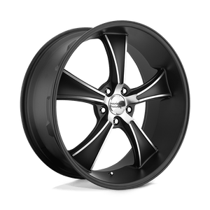 American Racing VN805 BLVD Satin Black With Machined Face 18x9 +30 5x120mm 72.6mm - WheelWiz