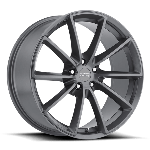 American Racing VN806 FAST BACK Anthracite Gray W/ Mach Face 20x9 +40 5x114.3mm 72.6mm - Wheelwiz