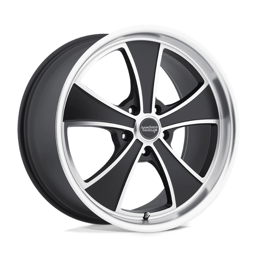American Racing VN807 MACH 5 Satin Black Machined 17x8 +38 5x115mm 72.6mm - Wheelwiz