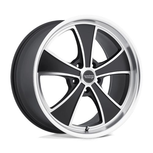 American Racing VN807 MACH 5 Satin Black Machined 20x10 +38 5x120mm 72.6mm - Wheelwiz