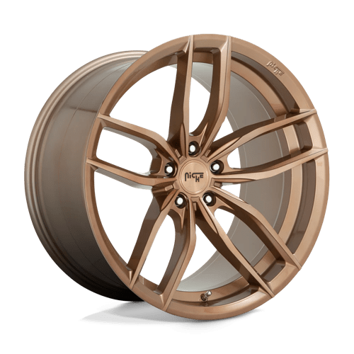 Niche M202 VOSSO Glossy Bronze Brushed 20x9 +35 5x120mm 74.1mm - WheelWiz