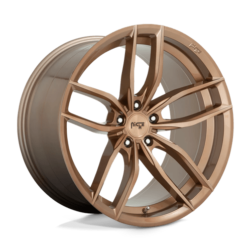 Niche M202 VOSSO Glossy Bronze Brushed 20x9 +38 5x112mm 66.6mm - Wheelwiz