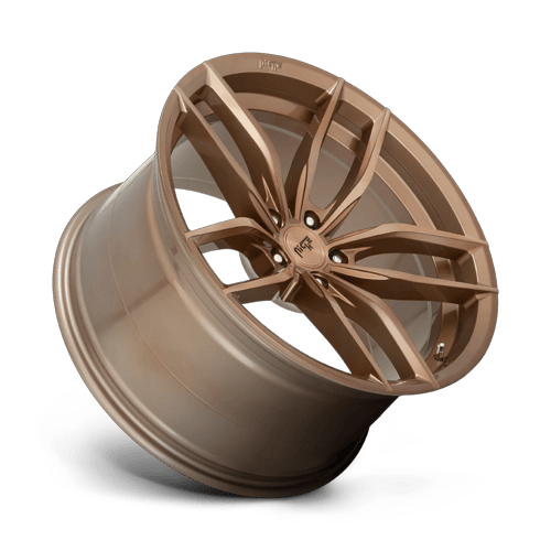 Niche M202 VOSSO Glossy Bronze Brushed 20x9 +35 5x114.3mm 72.6mm - Wheelwiz