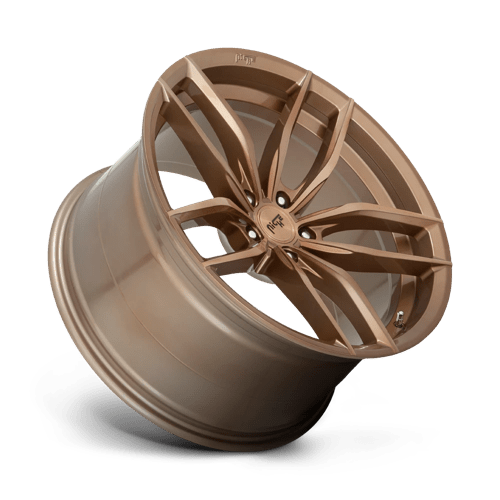 Niche M202 VOSSO Glossy Bronze Brushed 20x9 +38 5x112mm 66.6mm - Wheelwiz