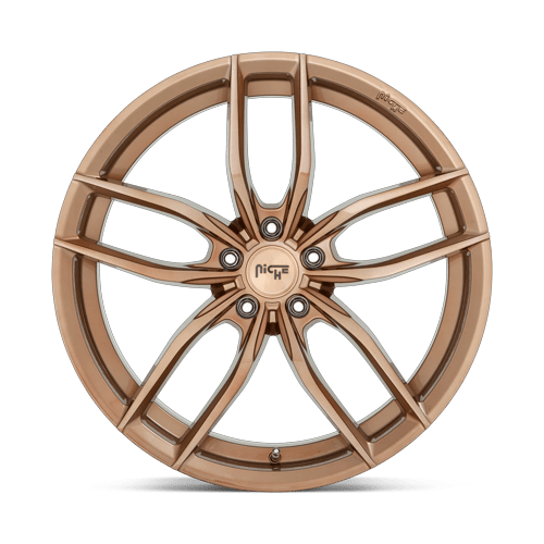 Niche M202 VOSSO Glossy Bronze Brushed 20x9 +35 5x114.3mm 72.6mm - Wheelwiz