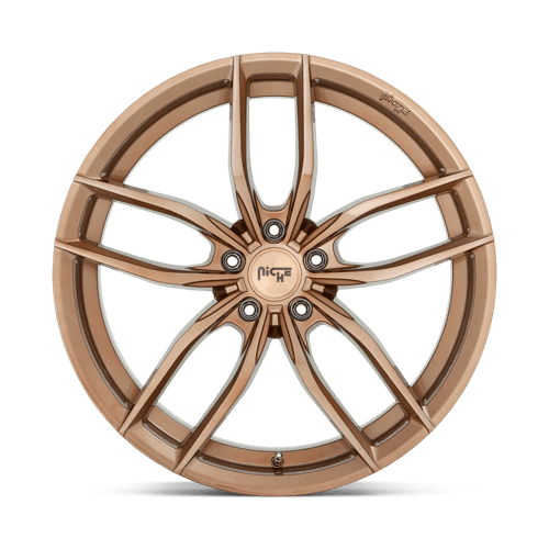 Niche M202 VOSSO Glossy Bronze Brushed 19x9.5 +35 5x114.3mm 72.6mm - Wheelwiz