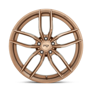 Niche M202 VOSSO Glossy Bronze Brushed 19x8.5 +35 5x120mm 72.6mm - Wheelwiz
