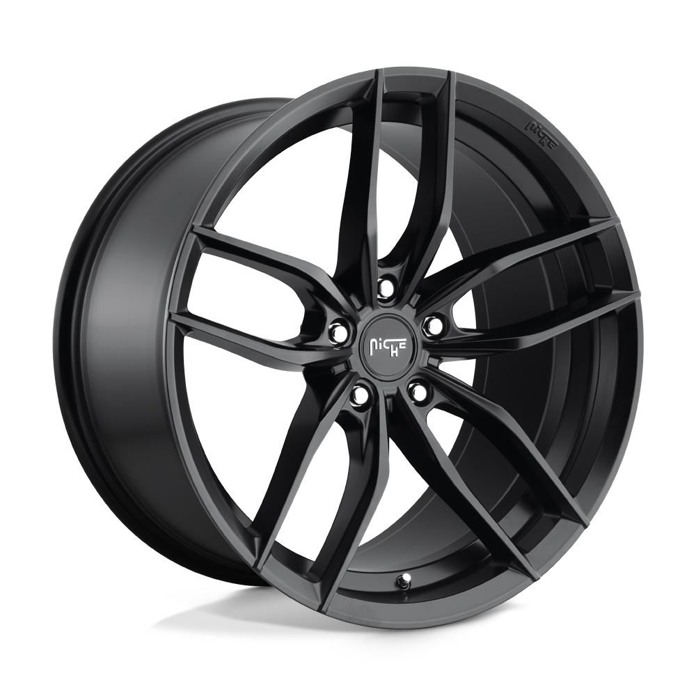 Niche M203 VOSSO Matte Black 22x9 +38 5x112mm 66.6mm - WheelWiz