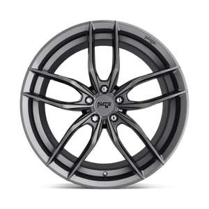 Niche M204 VOSSO Matte Anthracite 22x10.5 +40 5x120mm 74.1mm - WheelWiz