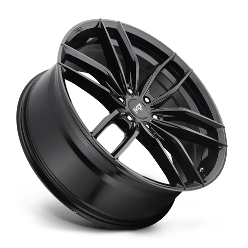 Niche M209 VOSSO Gloss Black 22x9.5 +30 6x135mm 87.1mm - Wheelwiz