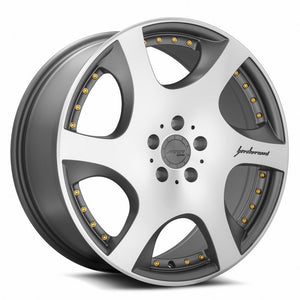 MRR VP3 Matte Gun Metal Graphite 19x8.5 +35 5x112mm 66.6mm - WheelWiz