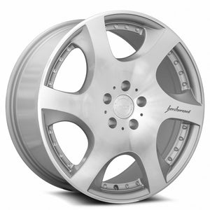 MRR VP3 Silver Machine Face 19x8.5 +15 5x100|5x120.7mm 66.6mm