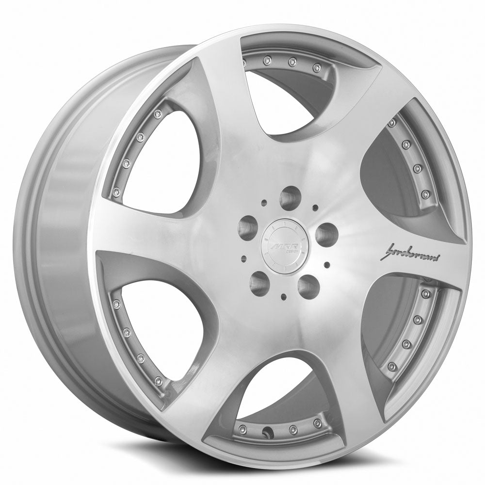 MRR VP3 Silver Machined Face 20x9 +15 Custommm 66.6mm - Wheelwiz