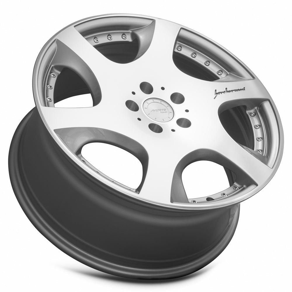 MRR VP3 Silver Machined Face 19x8.5 +25 5x112mm 66.6mm
