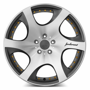 MRR VP3 Matte Gun Metal Graphite 19x9.5 +45 5x112mm 66.6mm - WheelWiz