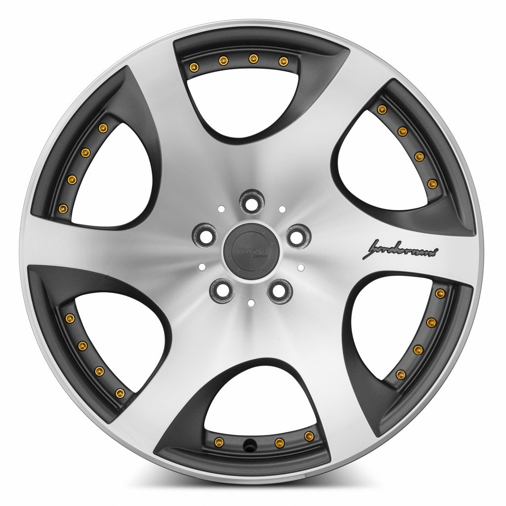 MRR VP3 Matte Gun Metal Graphite 19x10.5 +20 5x120mm 72.6mm - WheelWiz