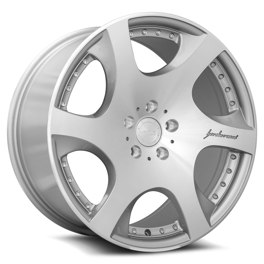 MRR VP3 Silver Machined Face 19x9.5 +20 5x114.3mm 73.1mm - Wheelwiz