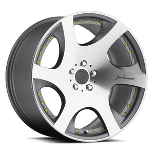 MRR VP3 Matte Gun Metal Graphite 20x10.5 +20 5x120mm 72.6mm - WheelWiz