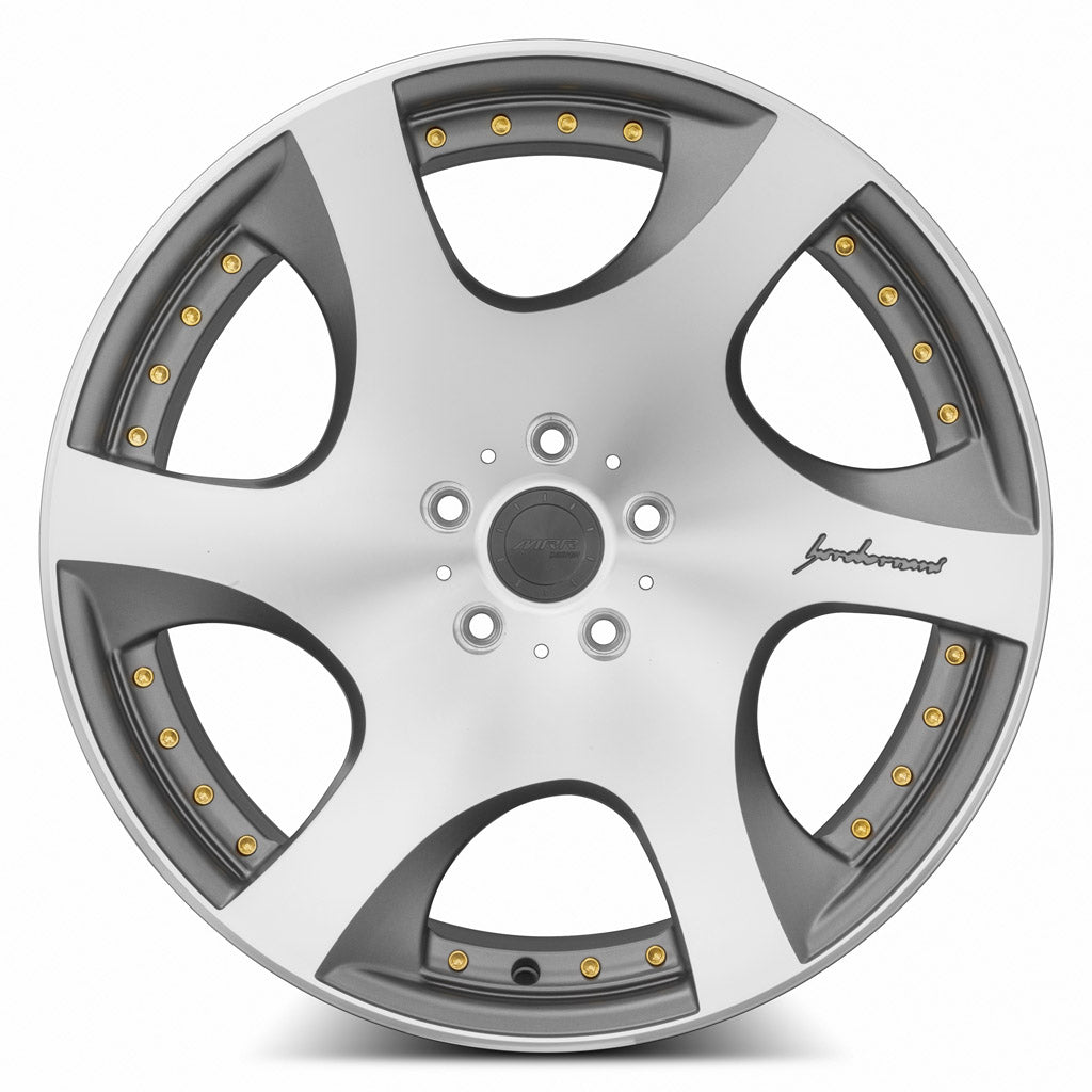 MRR VP3 Matte Gun Metal Graphite 20x10.5 +20 5x114.3mm 73.1mm - WheelWiz