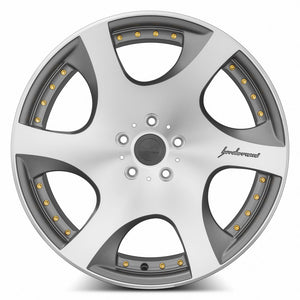 MRR VP3 Matte Gun Metal Graphite 20x10.5 +25 5x112mm 66.6mm - WheelWiz