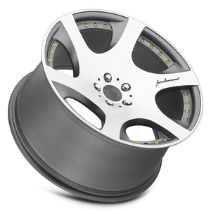 MRR VP3 Matte Gun Metal Graphite 20x10.5 +35 5x112mm 66.6mm - WheelWiz