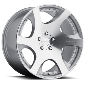 MRR VP3 Silver Machine Face 20x10.5 +40 5x108mm 73.1mm