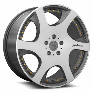 MRR VP3 Matte Gun Metal Graphite 20x9 +25 5x112mm 66.6mm - WheelWiz