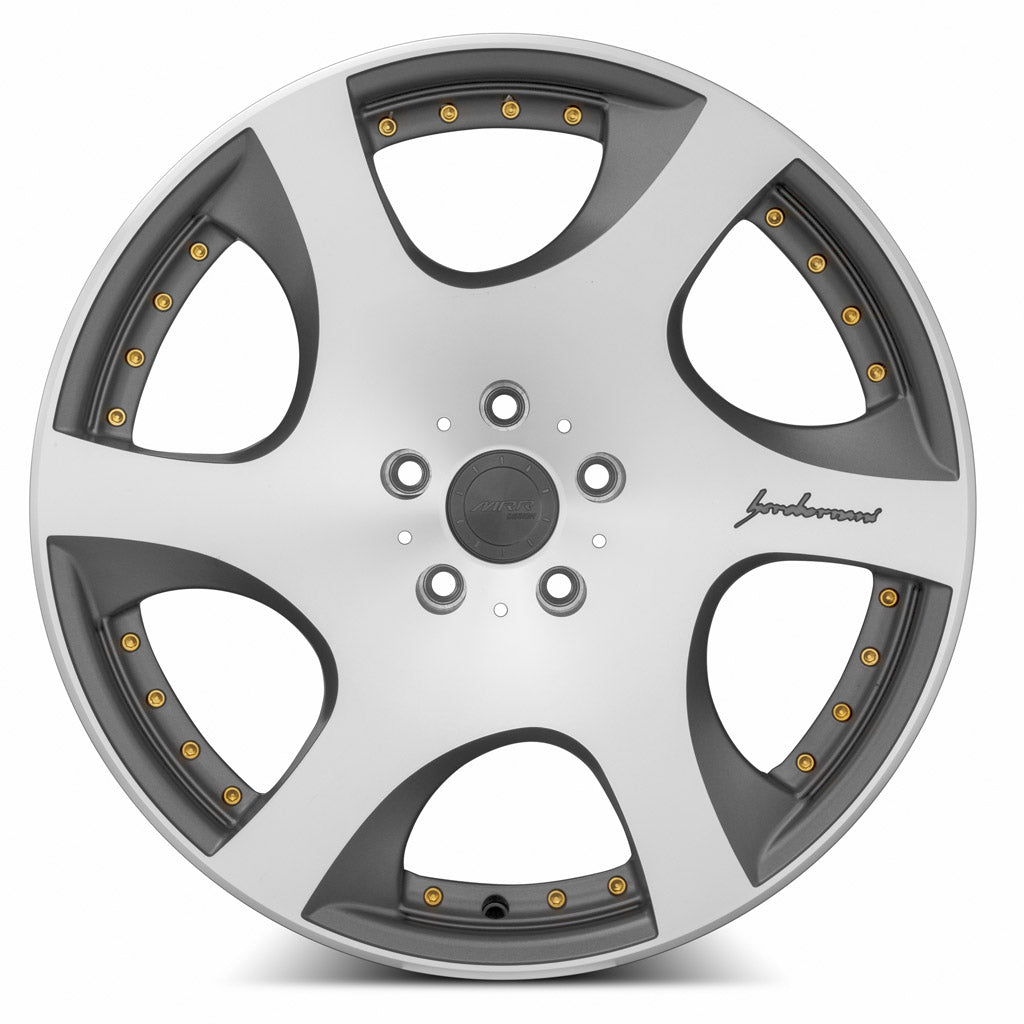 MRR VP3 Matte Gun Metal Graphite 20x9 +20 5x120mm 72.6mm - WheelWiz