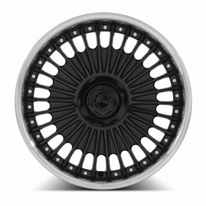 MRR VP4 Black Machined Lip 19x8.5 +20 5x120mm 72.6mm - Wheelwiz