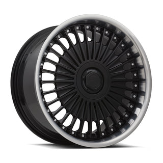 MRR VP4 Black Machined Lip 19x9.5 +20 Custommm 66.6mm