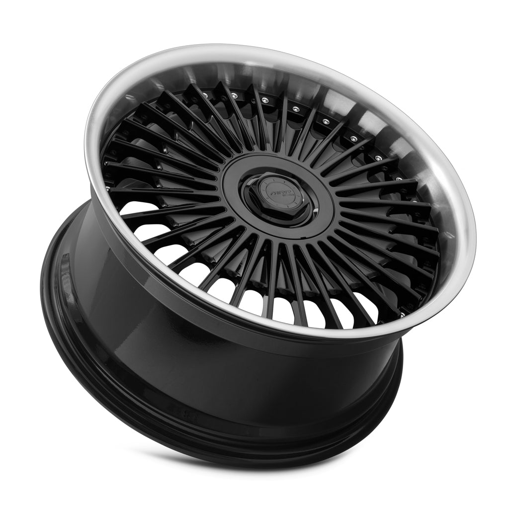 MRR VP4 Black Machined Lip 19x9.5 +20 5x120mm 72.6mm - Wheelwiz