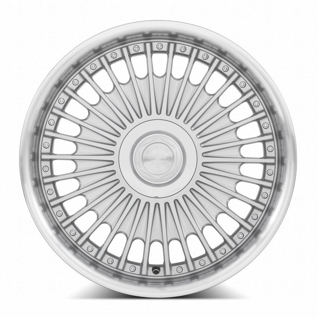 MRR VP4 Silver Machined Lip 19x9.5 +20 5x114.3mm 73.1mm - Wheelwiz