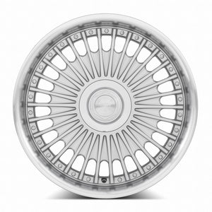 MRR VP4 Silver Machined Lip 19x9.5 +35 5x112mm 66.6mm - Wheelwiz