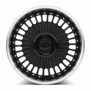 MRR VP4 Black Machined Lip 20x10 +40 5x114.3mm 73.1mm - Wheelwiz