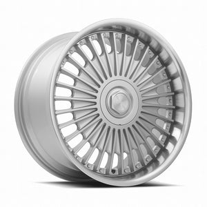 MRR VP4 Silver Machined Lip 20x10 +40 5x114.3mm 73.1mm - Wheelwiz