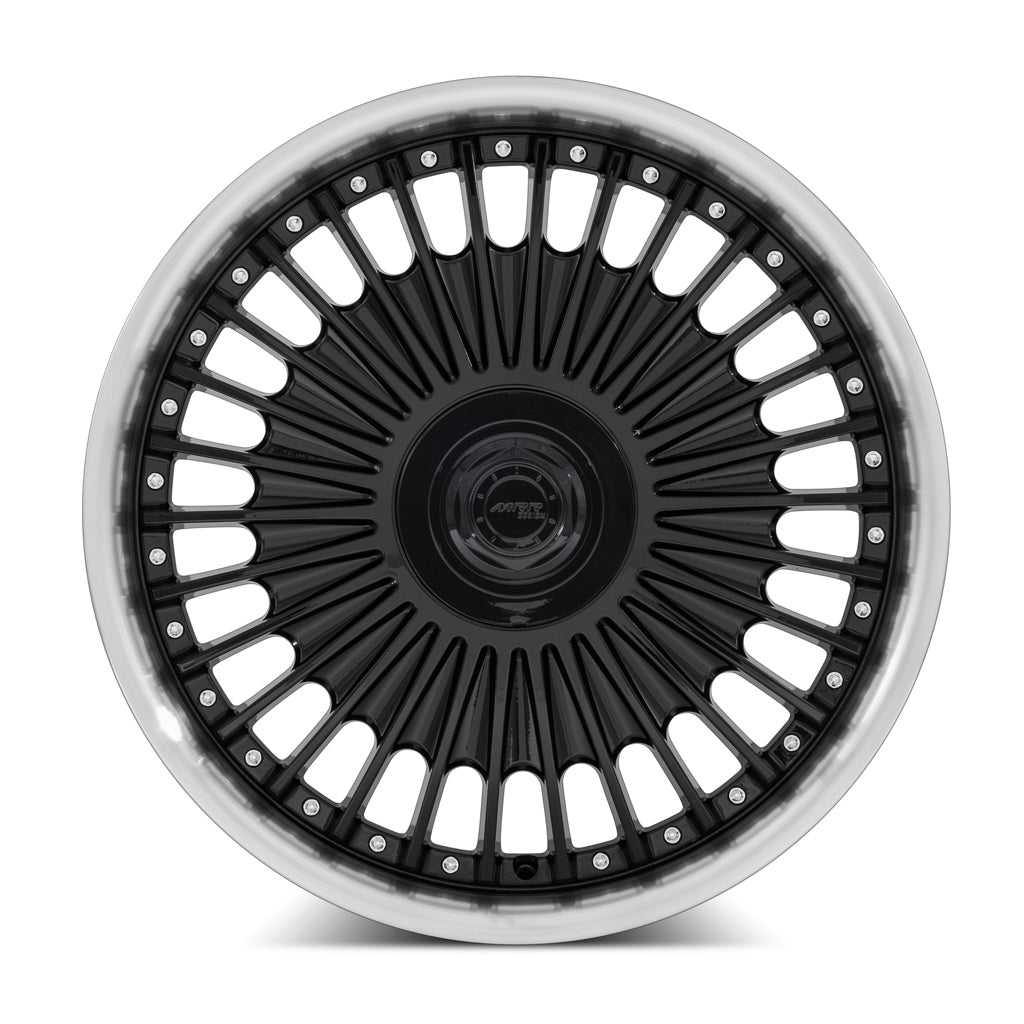 MRR VP4 Black Machined Lip 20x8.5 +35 5x120mm 72.6mm - Wheelwiz