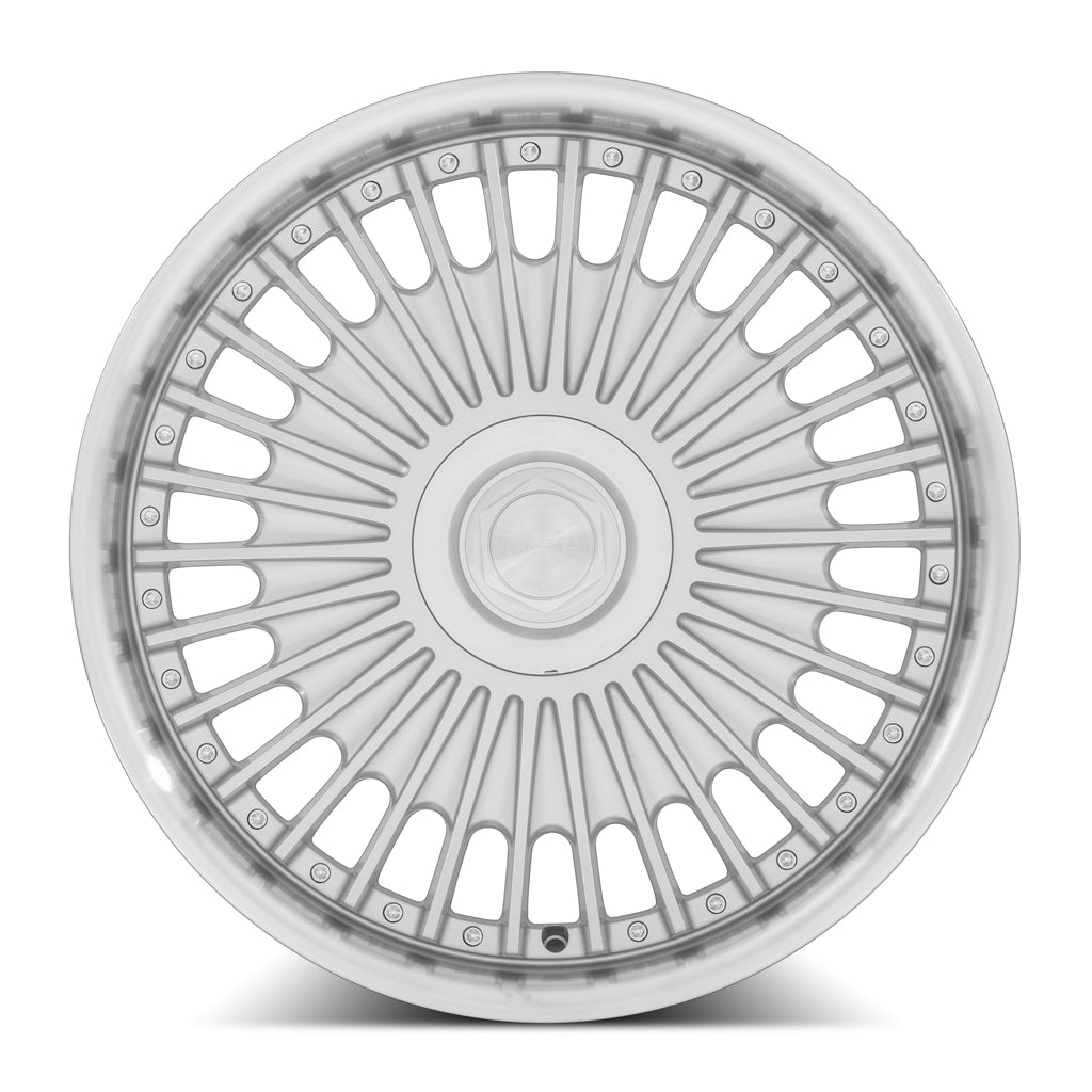 MRR VP4 Silver Machined Lip 20x8.5 +20 5x120mm 72.6mm - Wheelwiz