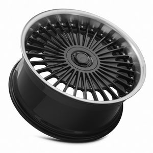 MRR VP4 Black Machined Lip 22x10.5 +40 5x120mm 72.6mm - Wheelwiz