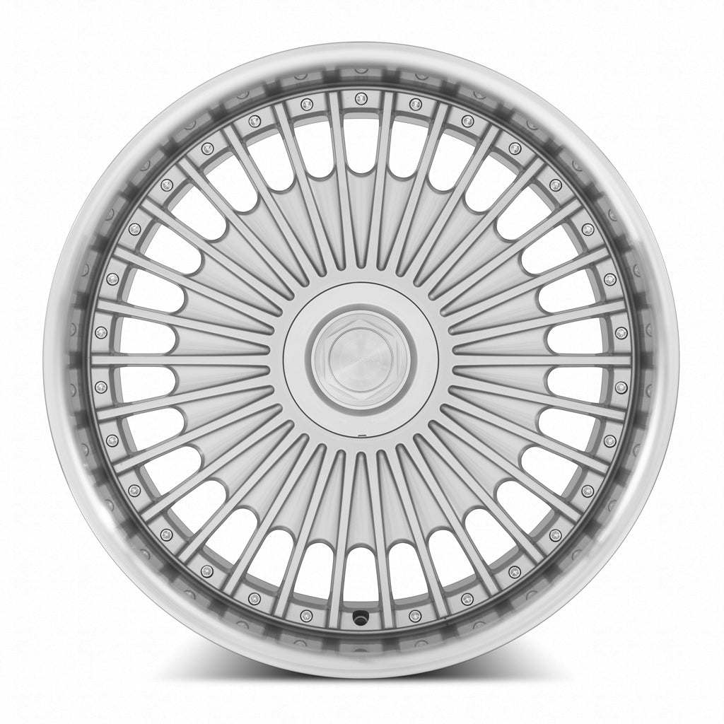 MRR VP4 Silver Machined Lip 22x10.5 +24 5x114.3mm 73.1mm - Wheelwiz