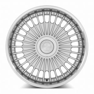 MRR VP4 Silver Machined Lip 22x10.5 +24 5x114.3mm 73.1mm - Wheelwiz