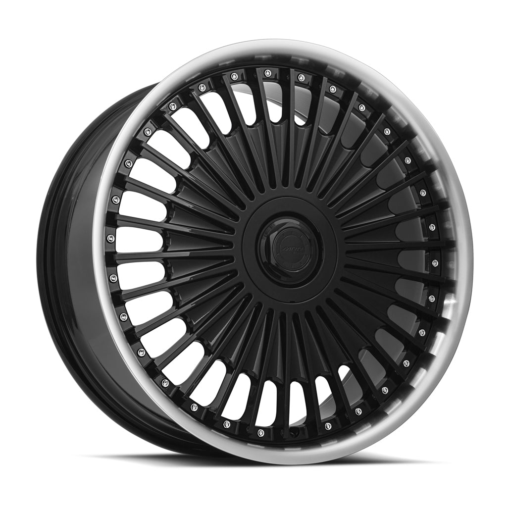 MRR VP4 Black Machined Lip 22x9 +20 5x120mm 72.6mm - Wheelwiz