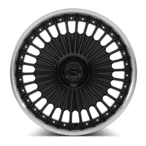 MRR VP4 Black Machined Lip 22x9 +38 5x114.3mm 73.1mm - Wheelwiz