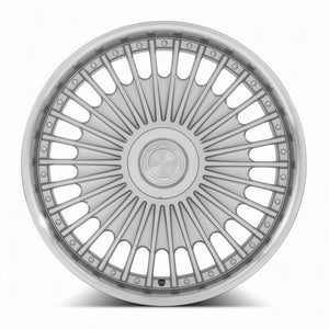 MRR VP4 Silver Machined Lip 22x9 +20 Custommm 66.6mm - Wheelwiz