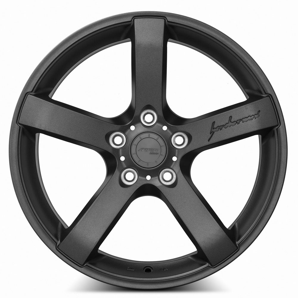 MRR VP5 Matte Gun Metal Graphite 19x8.5 +20 5x100|5x120.7mm 66.6mm