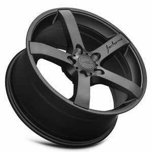 MRR VP5 Matte Gun Metal Graphite 18x8.5 +25 5x112mm 66.6mm