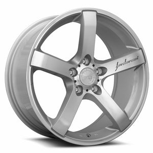 MRR VP5 Silver Machine Face 18x8.5 +25 5x112mm 66.6mm