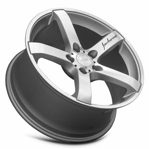 MRR VP5 Silver Machined Face 20x9 +25 5x112mm 66.6mm - Wheelwiz