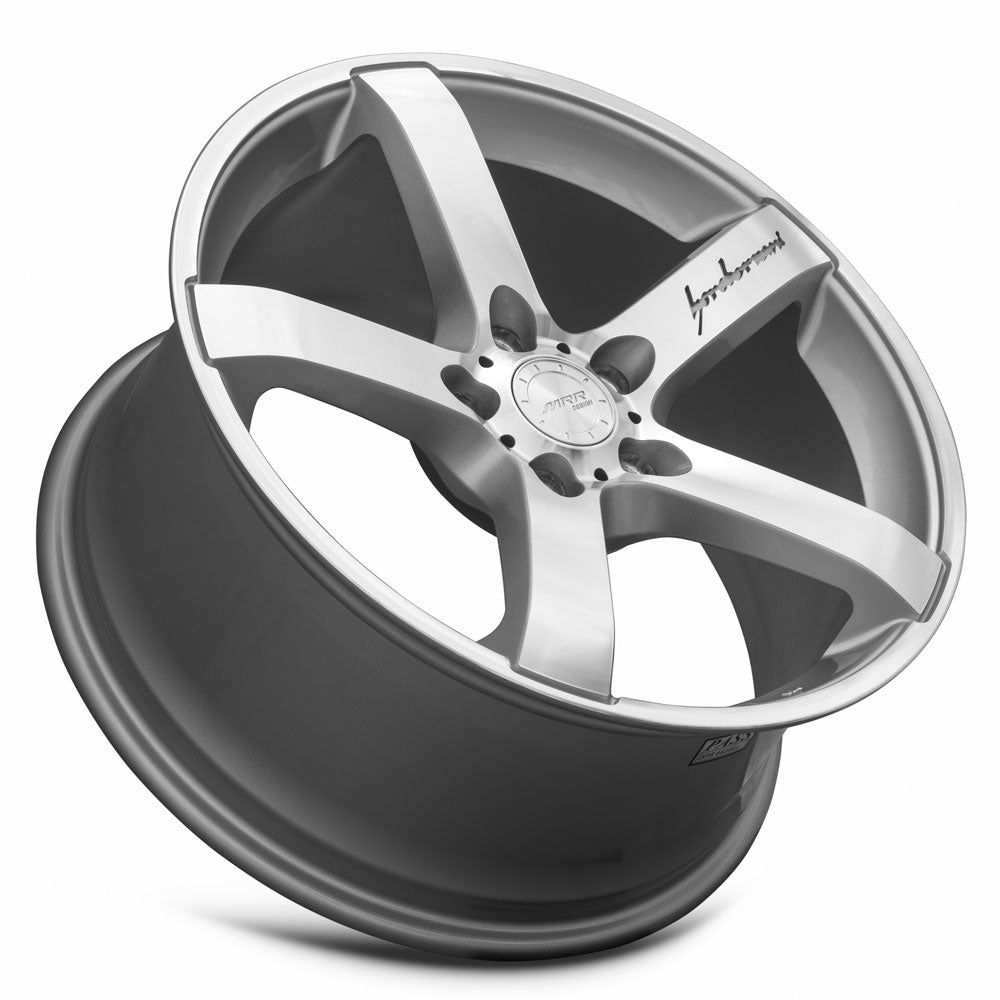 MRR VP5 Silver Machined Face 20x9 +20 5x115mm 73.1mm