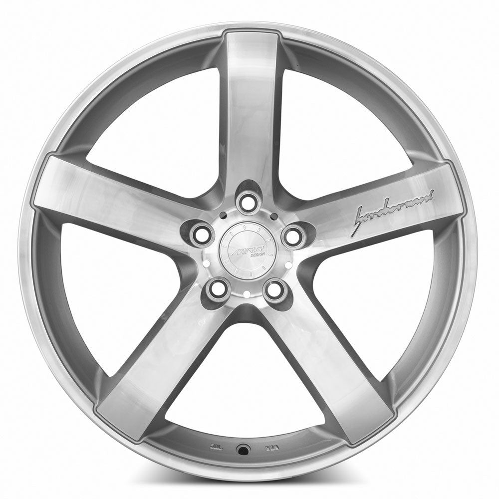MRR VP5 Silver Machined Face 19x8.5 +35 5x120mm 72.6mm